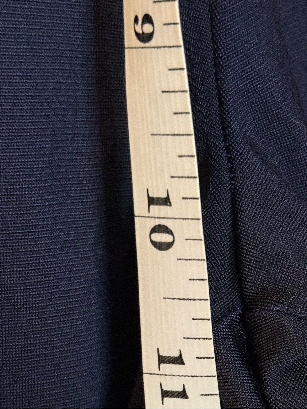 Adidas Navy Track Pants with White Stripes - Picture 4 of 6